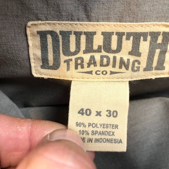 Duluth Trading Mens Pants Size 40x30 Relaxed Straight Stretch Performance Casual - Picture 7 of 11